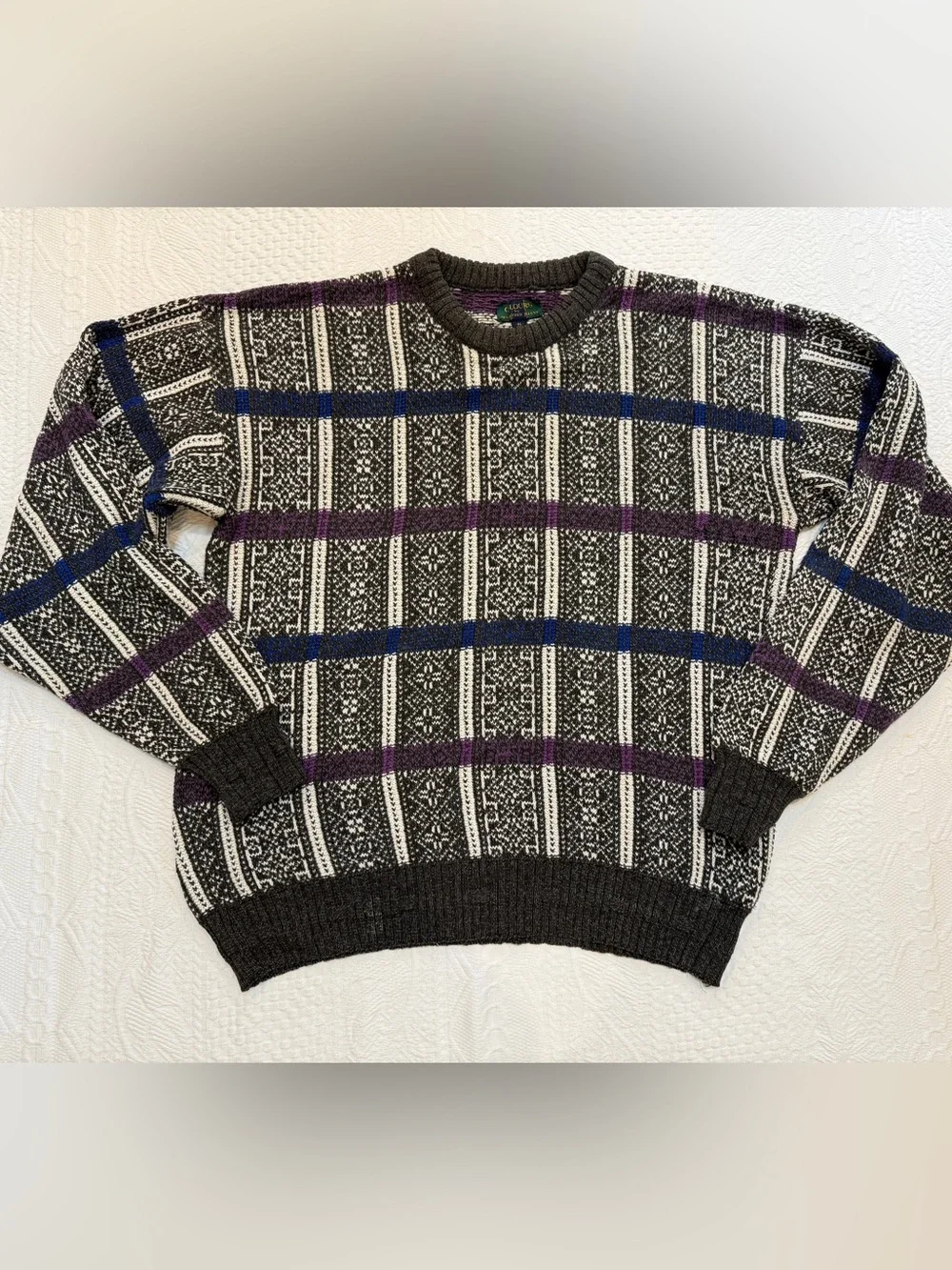 Vintage 90s Alexander Julian Colors Sweater Men’s XL Grandpacore Cabincore